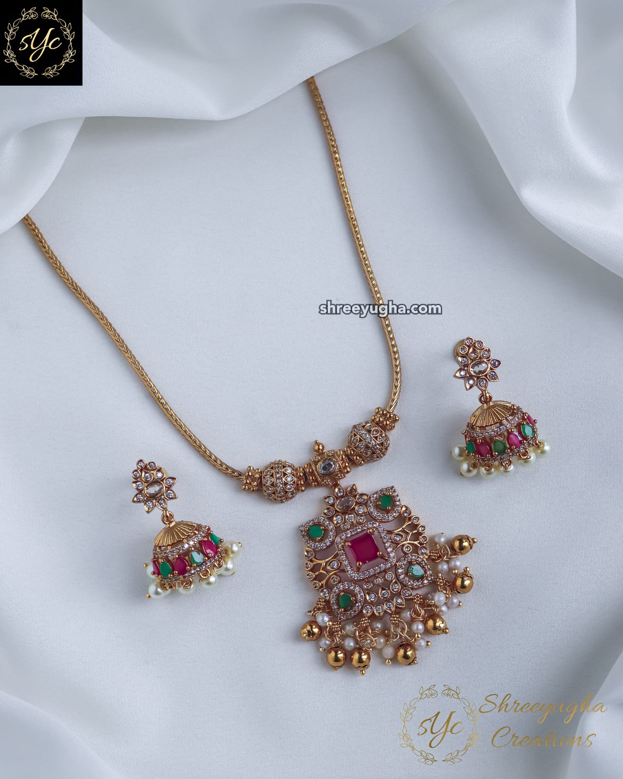 Best seller pendent chain with jhumkas