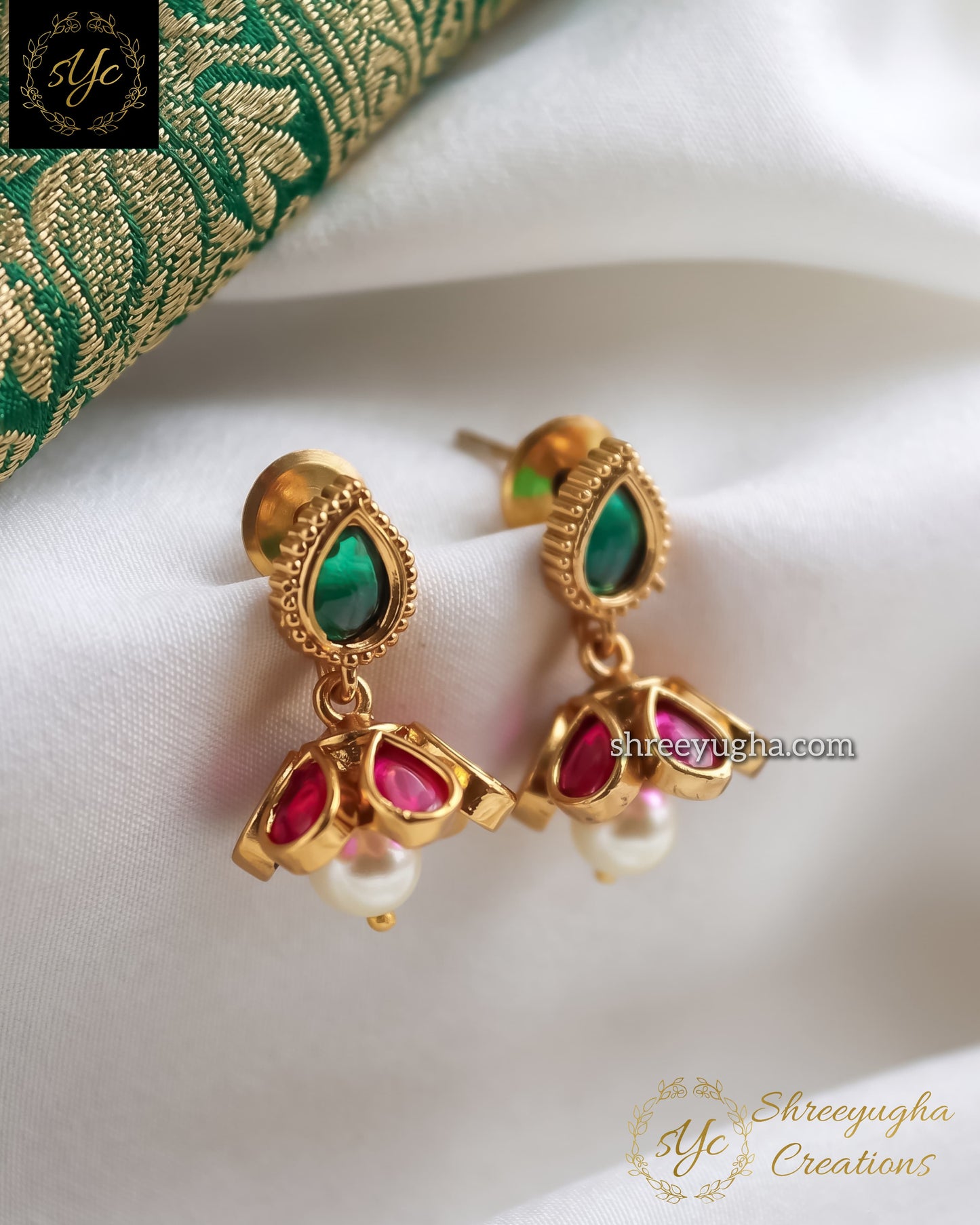 Light weight tiny jhumkas