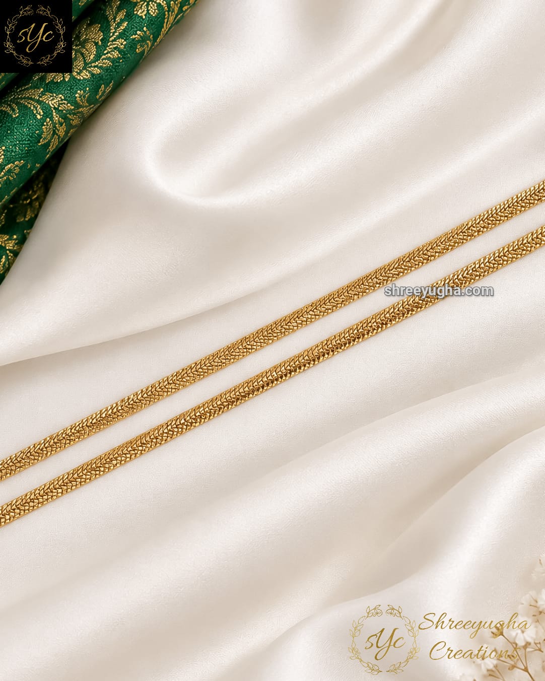 Micro gold plated daily wear anklets