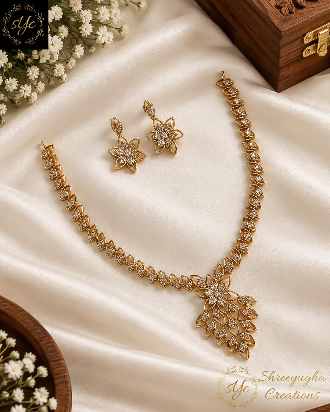 Floral Royale necklace set
