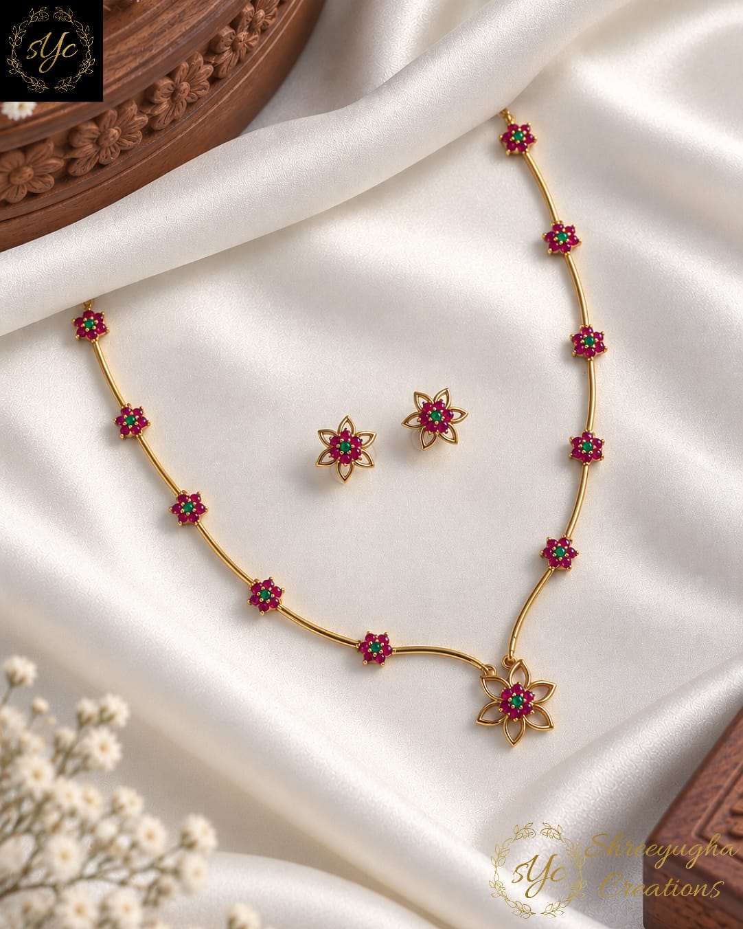 Senthamizh Bloom neckset
