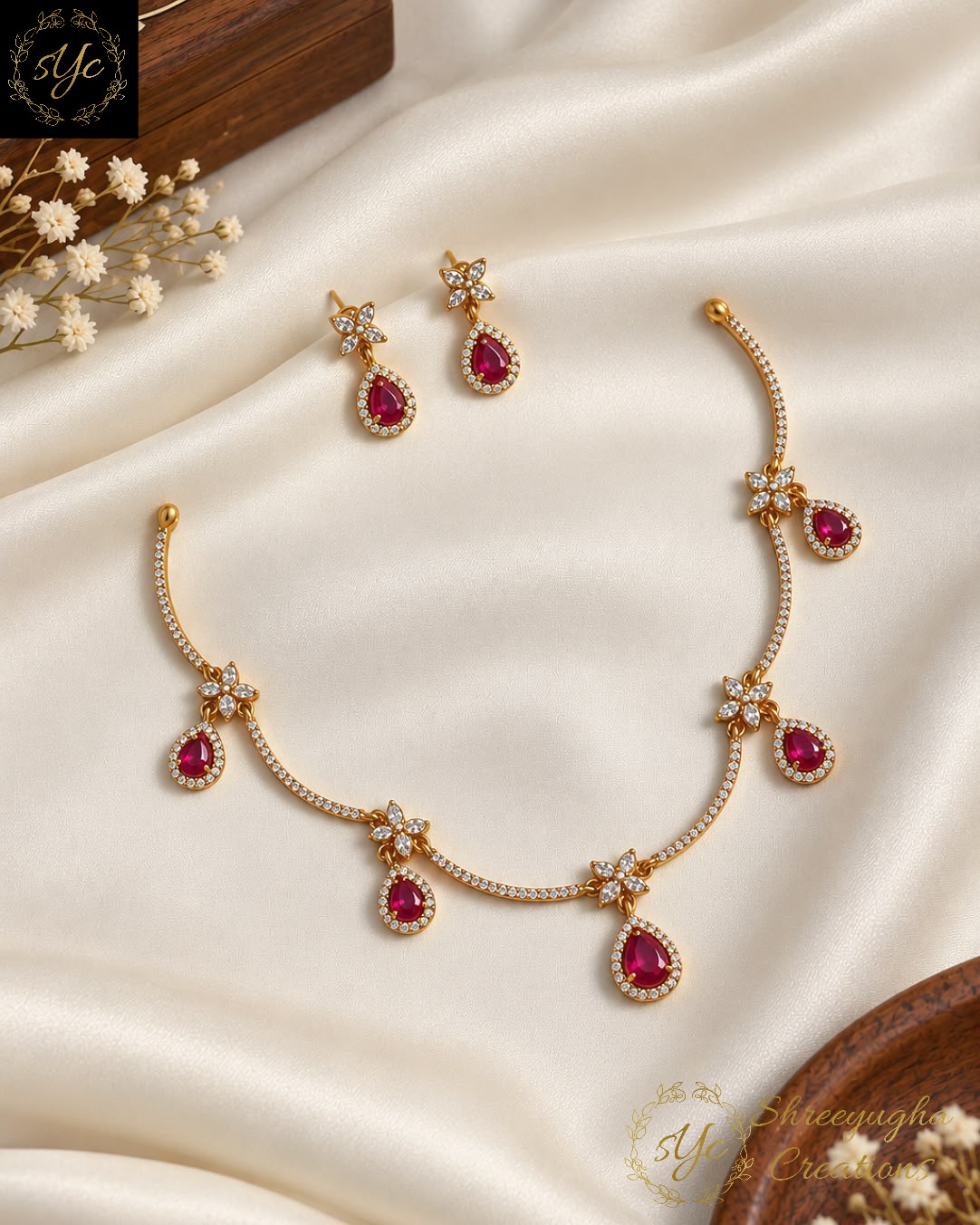 Sevvarasi necklace set