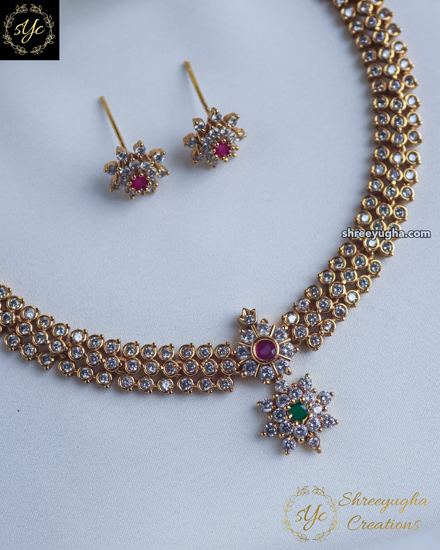 Premium Traditional diamond neckset