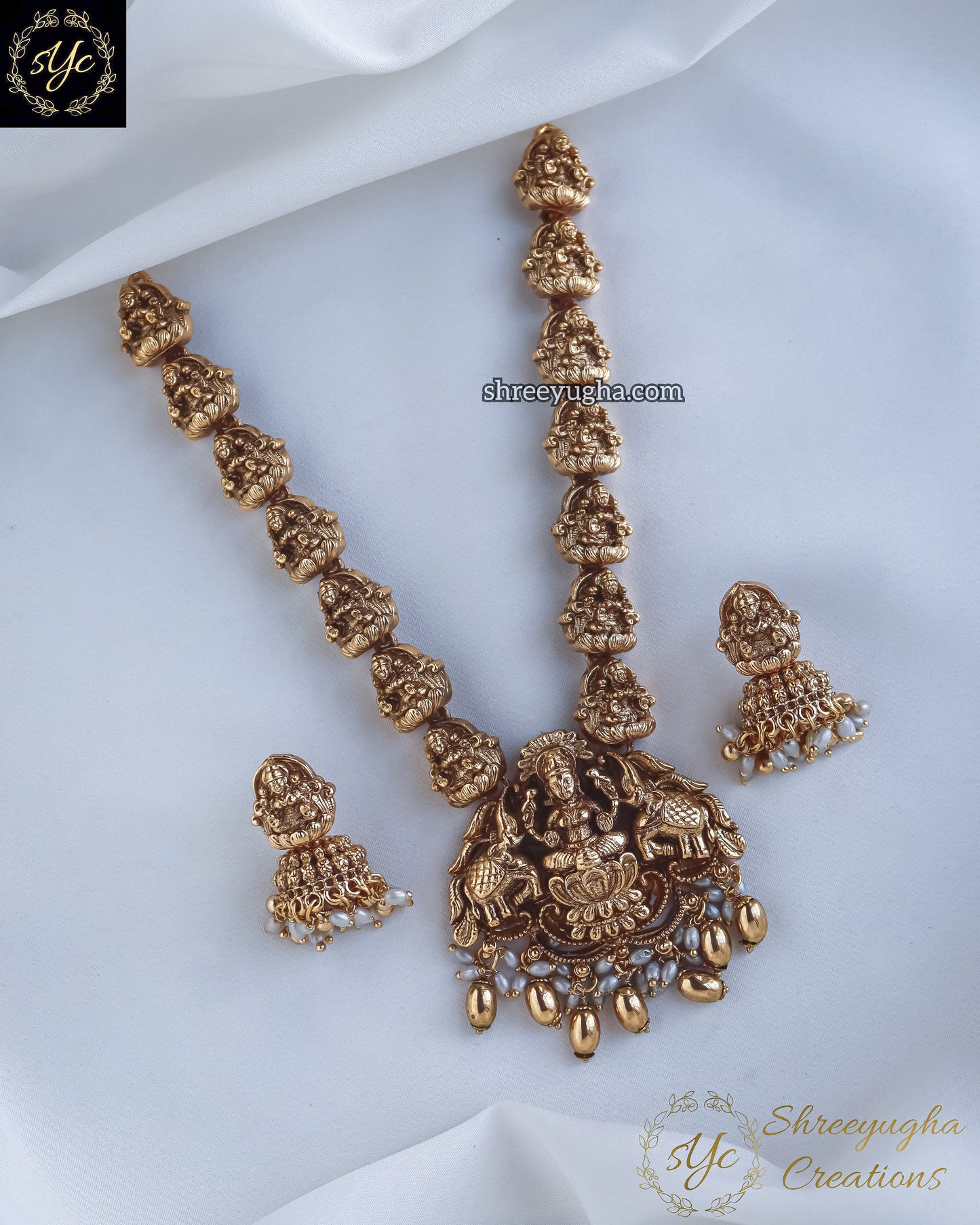 Antique nagas lakshmi neckset