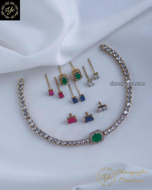 Colour changeable neckset (4 in1)