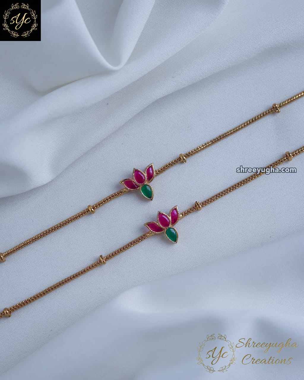 Best seller premium lotus anklets