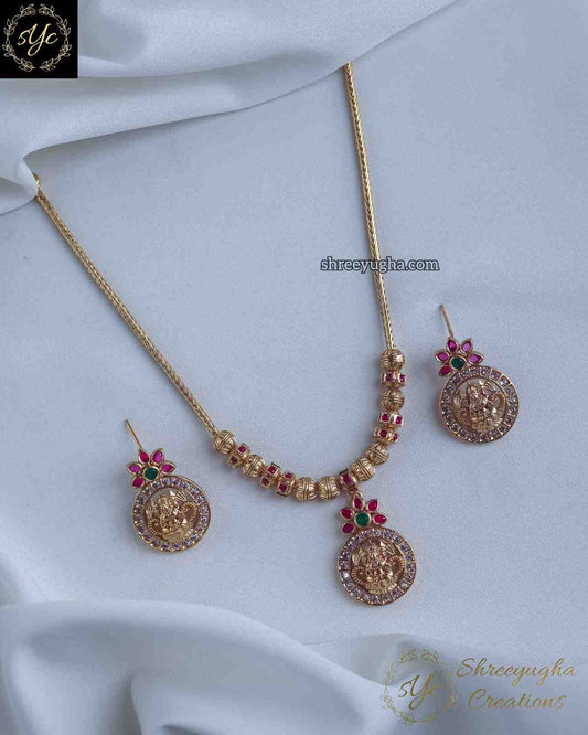 Premium Lakshmi dollar chain set