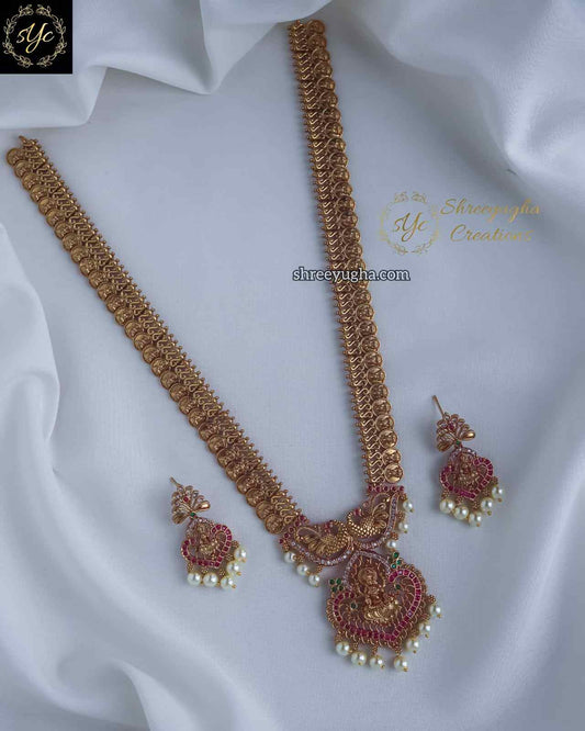 Grand lakshmi haram with earrings