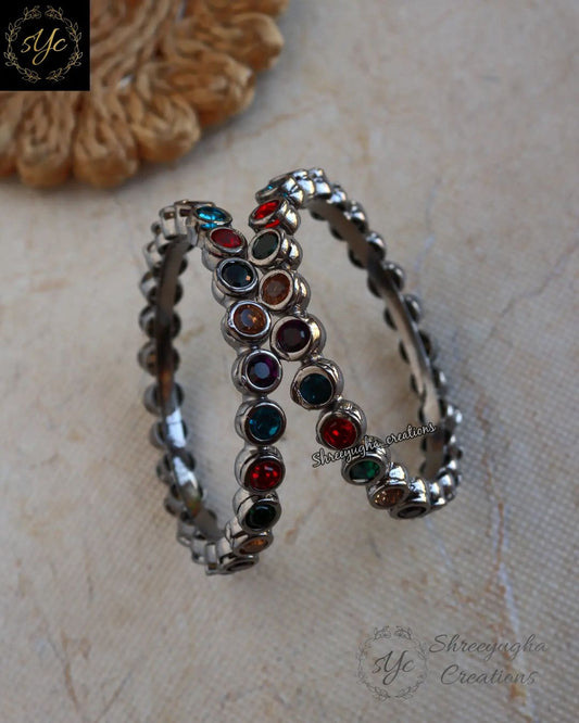 Premium gem stone bangles