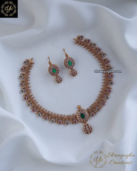 Best seller Zirconia diamond neckset