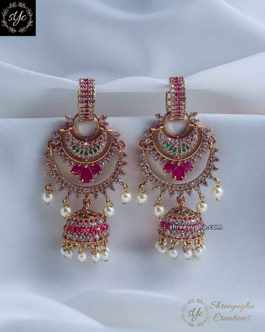 Premium quality 2 in 1 jhumkas