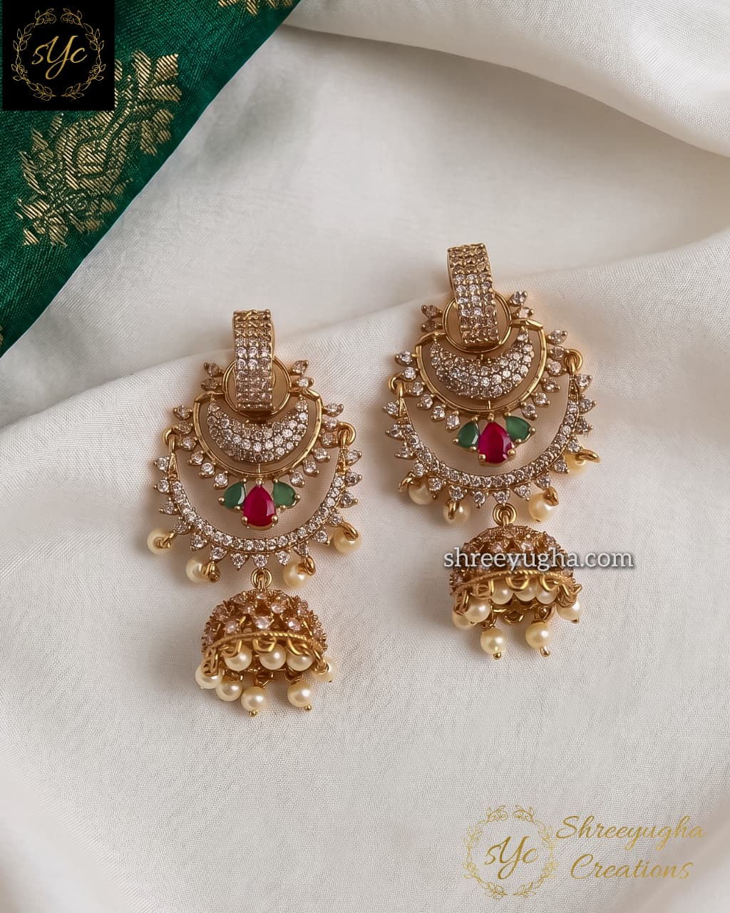 Beautiful 2 in 1 jhumkas