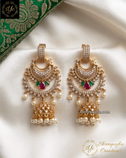 Beautiful 2 in 1 jhumkas