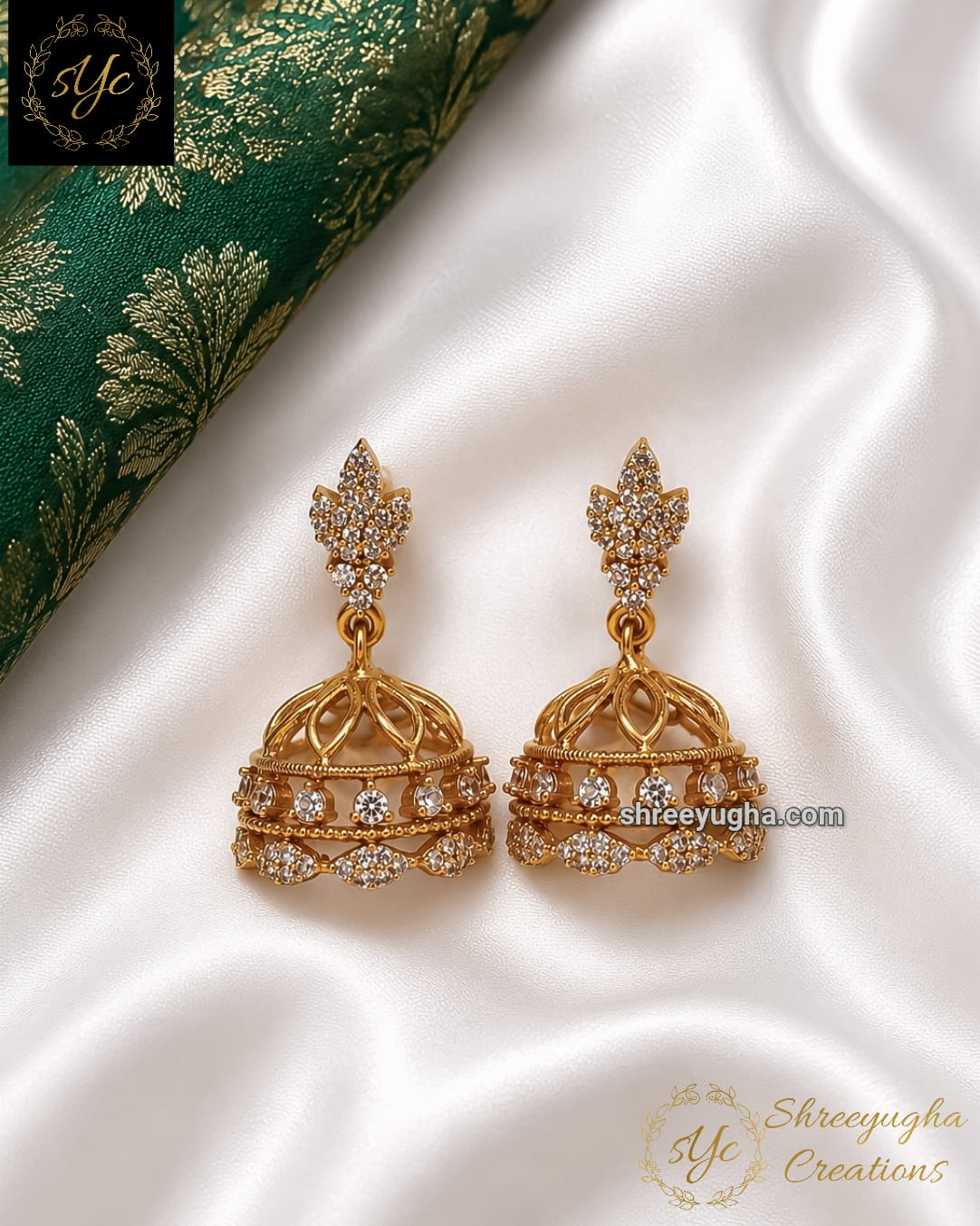 Trending cute light weight jhumkas