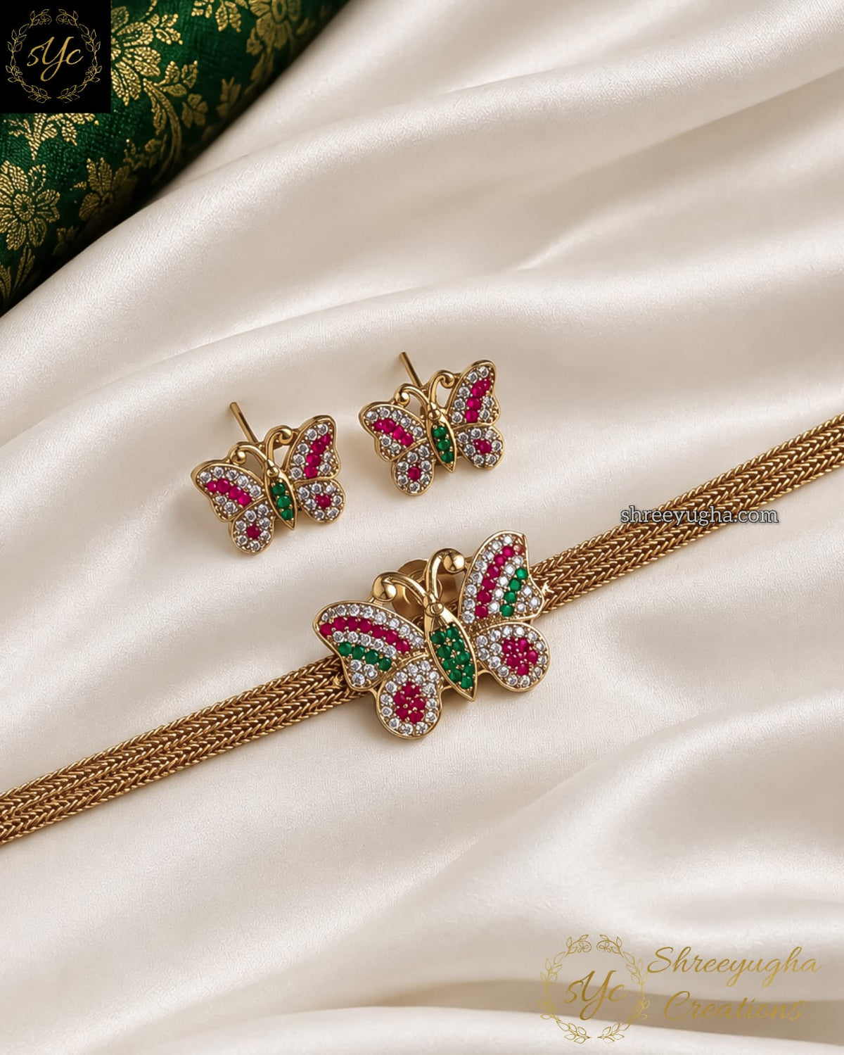 Beautiful Butterfly choker set