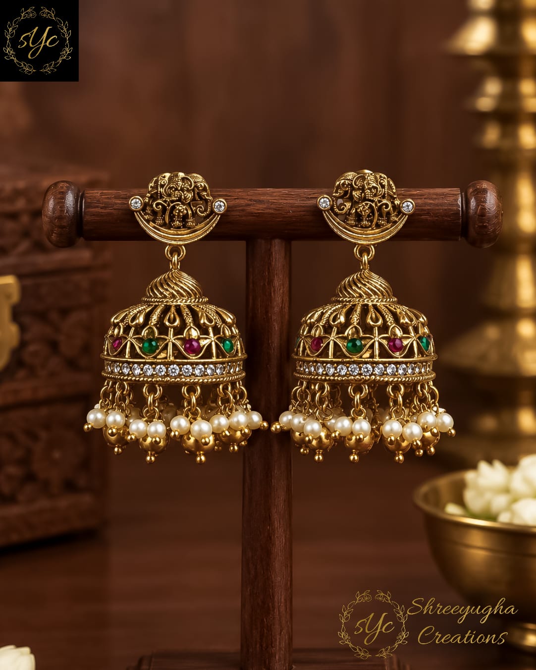 Vaanika Temple Jhumka