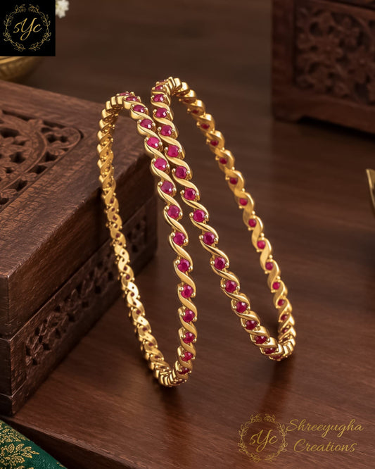 Vamika Ruby bangles