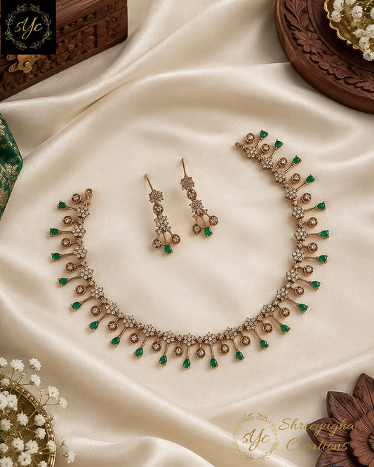 Maragatha Rajani necklace set