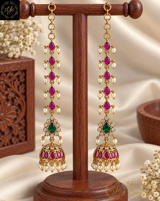 Maragatha Arasi 💚 jhumkas