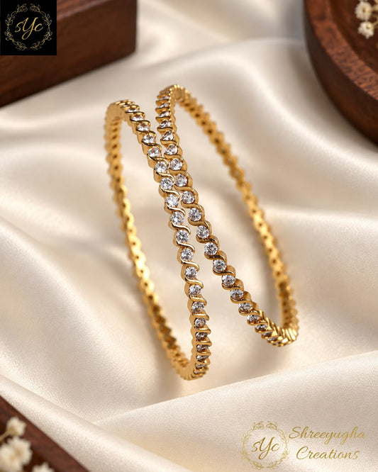 Kanaka Rekha ✨️ diamond bangles