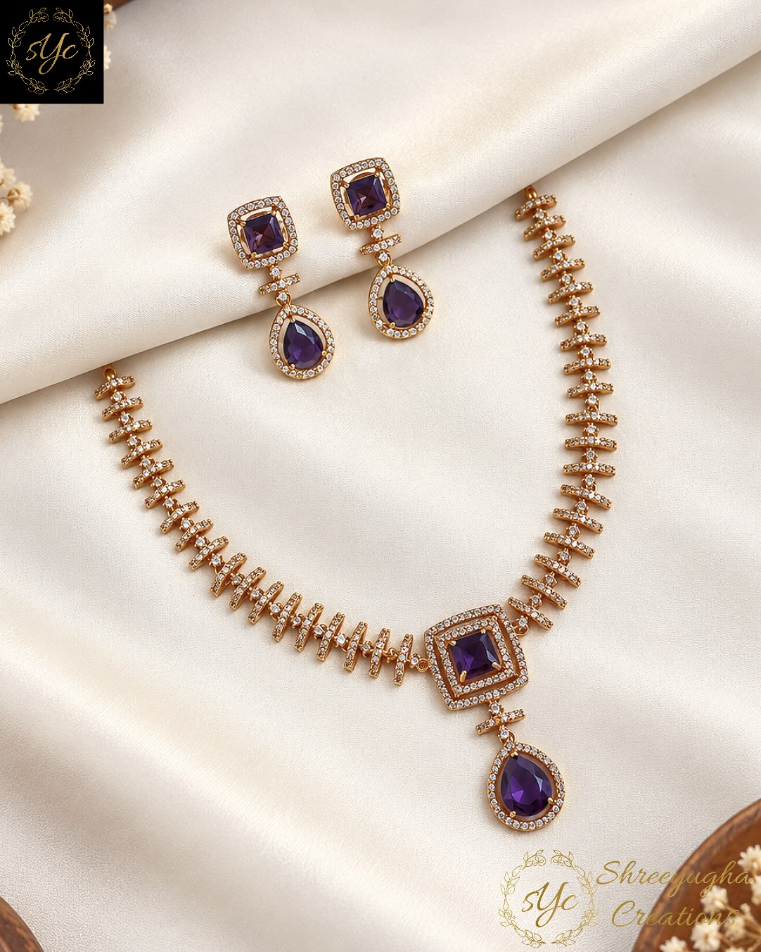 Amethyst 💜 Royale necklace set