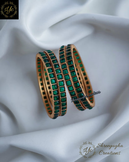 Premium quality gold kemp bangles