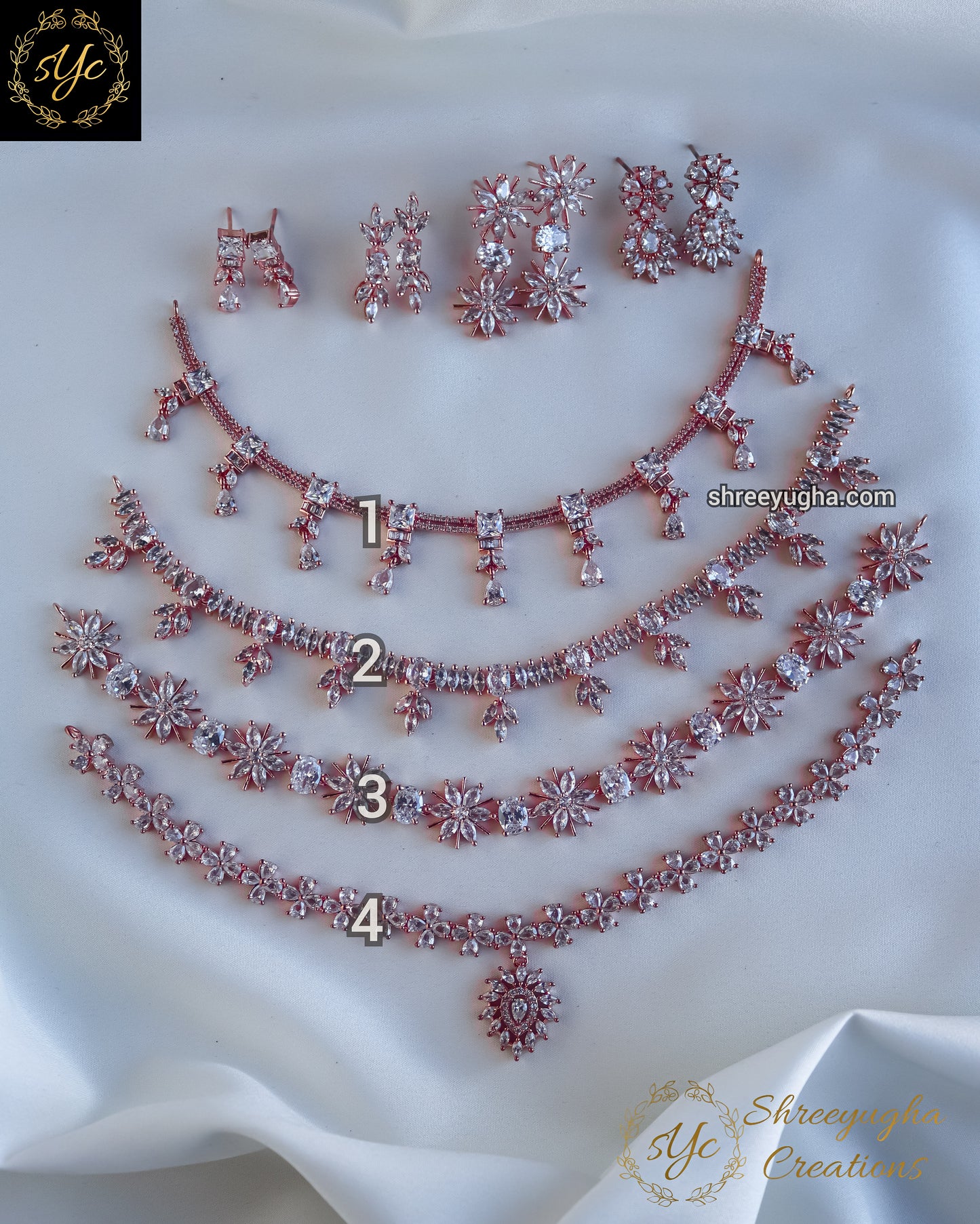 Clearance sale ! ! ! Premium quality Rosegold necksets