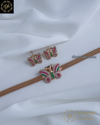 Beautiful Butterfly choker set