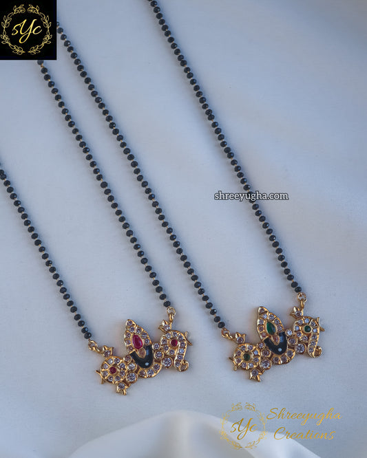 Premium black beads perumal mangalsutra