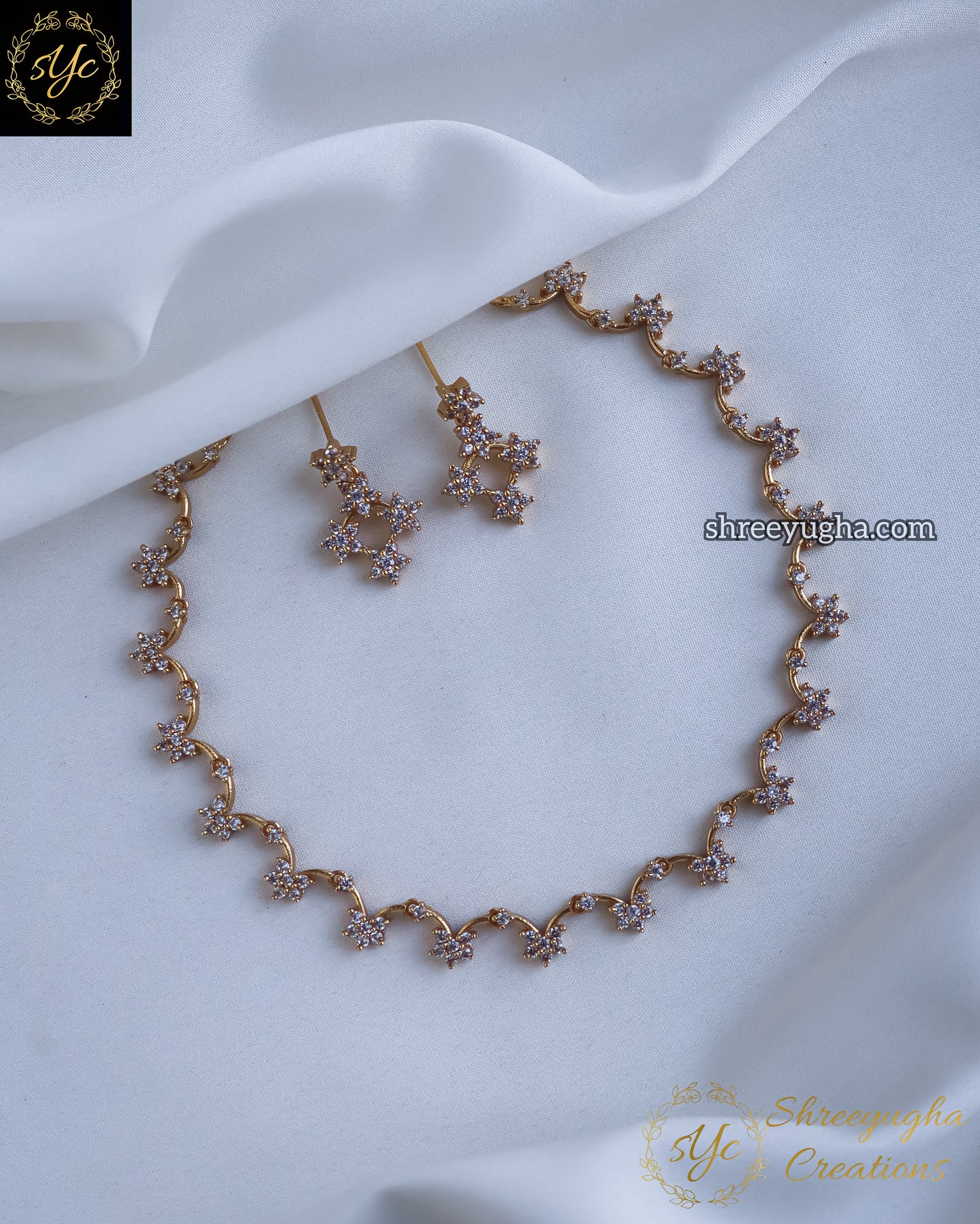 Simple & elegant Diamond neckset