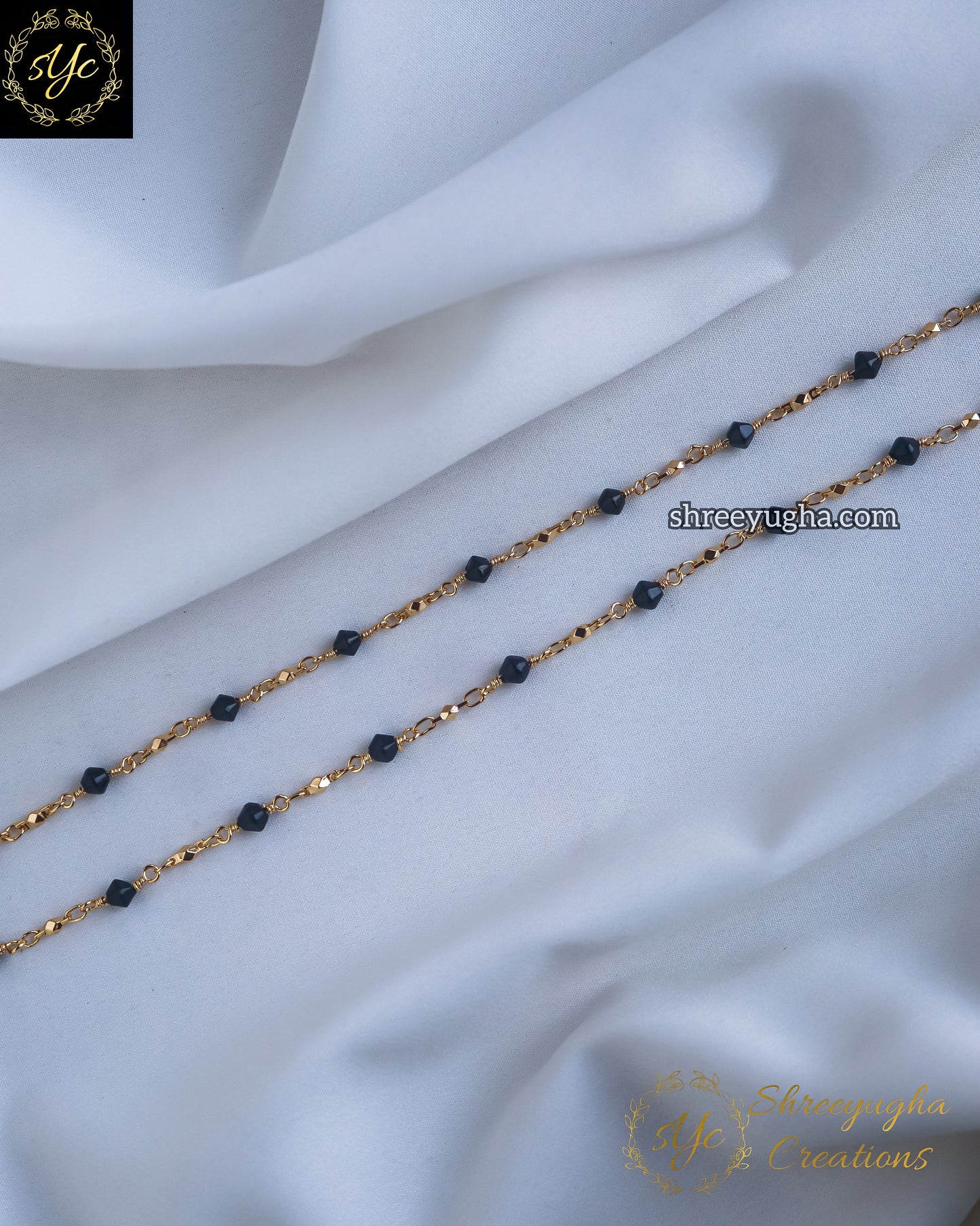 22k gold plated Anti-tarnish anklets