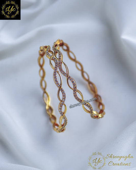 Premium designer diamond bangles