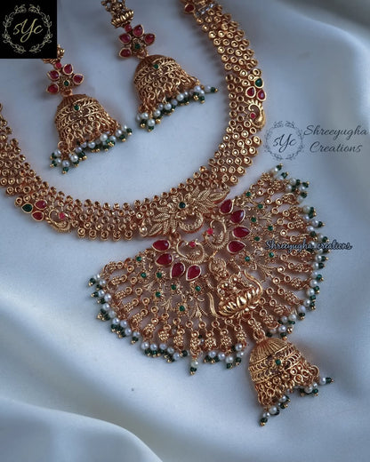 Kemp stone grand lakshmi neckset